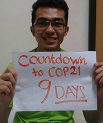 999…Counting down 9 more days to COP21
