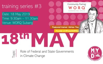 Training Series #3 – Role of Federal and State Governments in Climate Change